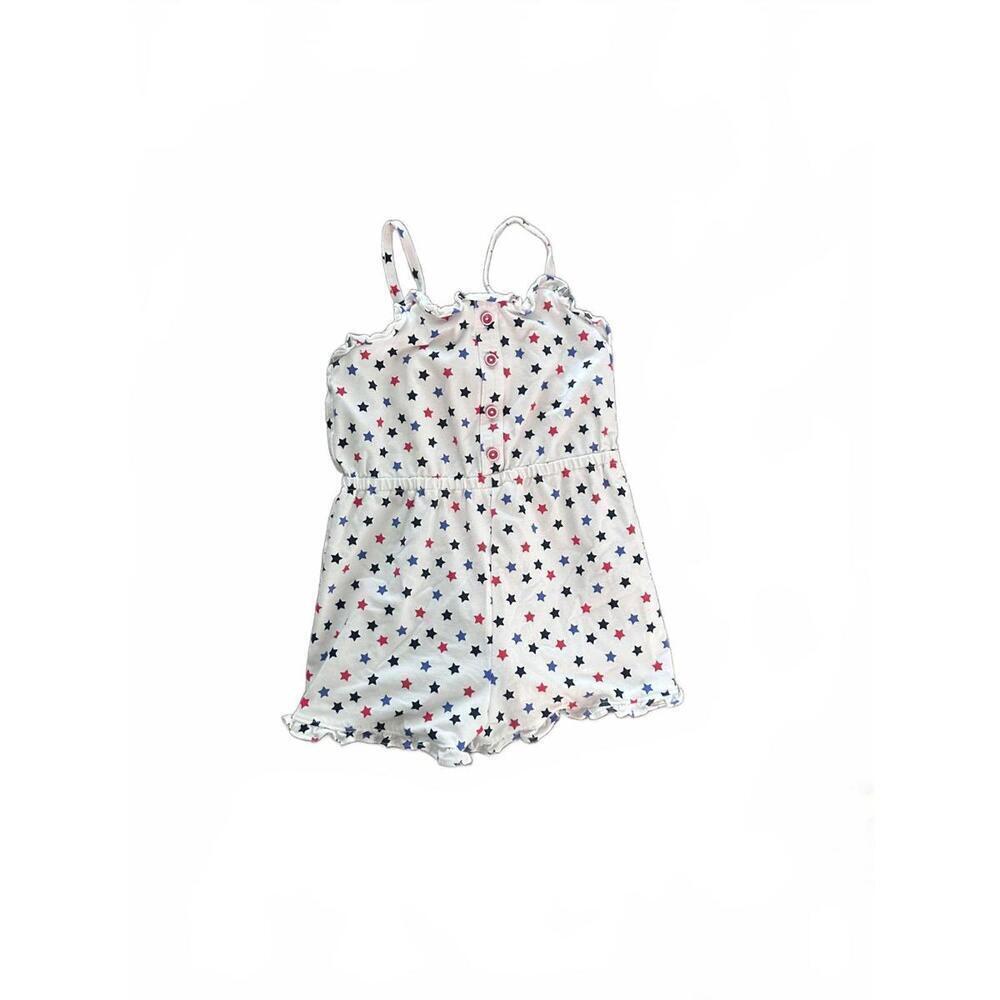 Janie and Jack Girls' Star Print Romper Size 6